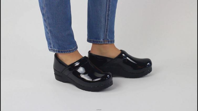 Black Women Sanita Shoes XL0DN102 Pro Patent