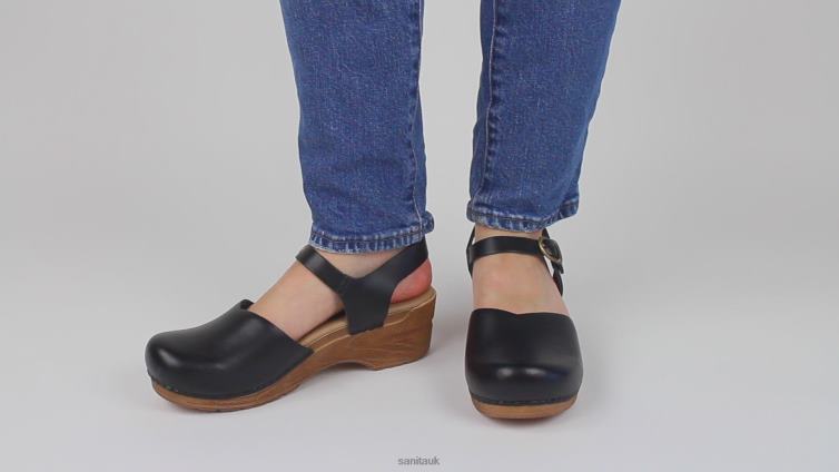 Black Women Sanita Shoes XL0DN132 Sansi