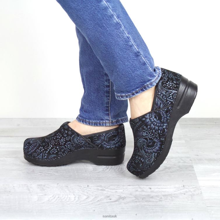 Blue Paisley Women Sanita Shoes XL0DN11 Boteh