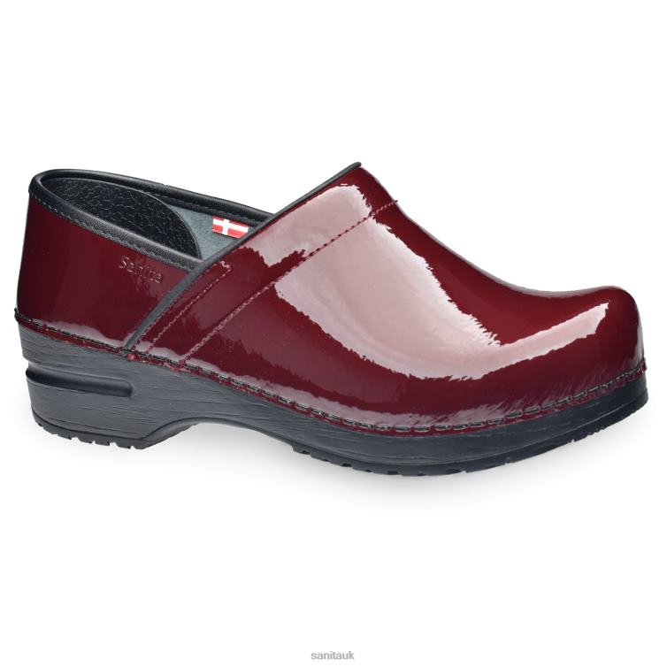 Bordeaux Women Sanita Shoes XL0DN103 Pro Patent