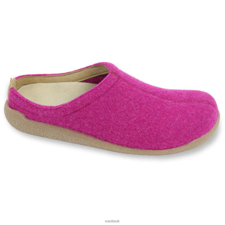 Fuchsia Women Sanita Shoes XL0DN163 Lodge Slide