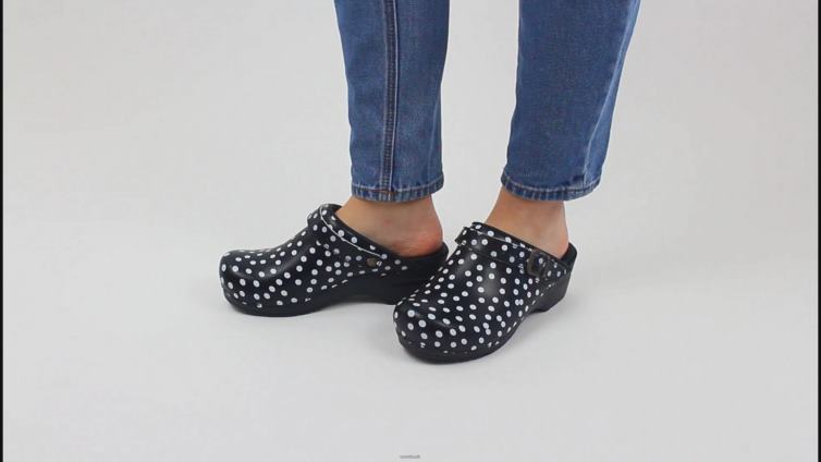 Polkadot Black Women Sanita Shoes XL0DN35 Estelle