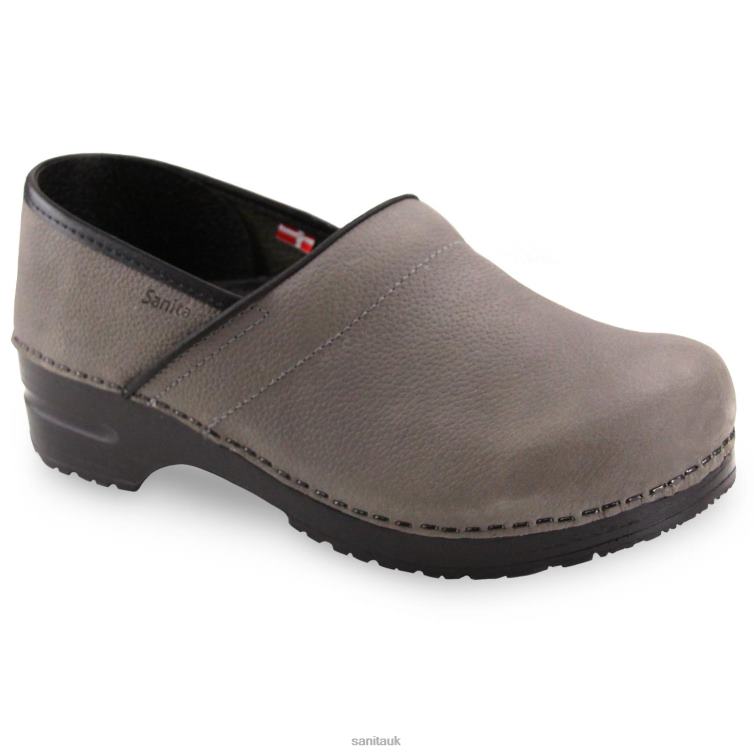 Grey Men Sanita Shoes XL0DN189 Pro. Textured Oil