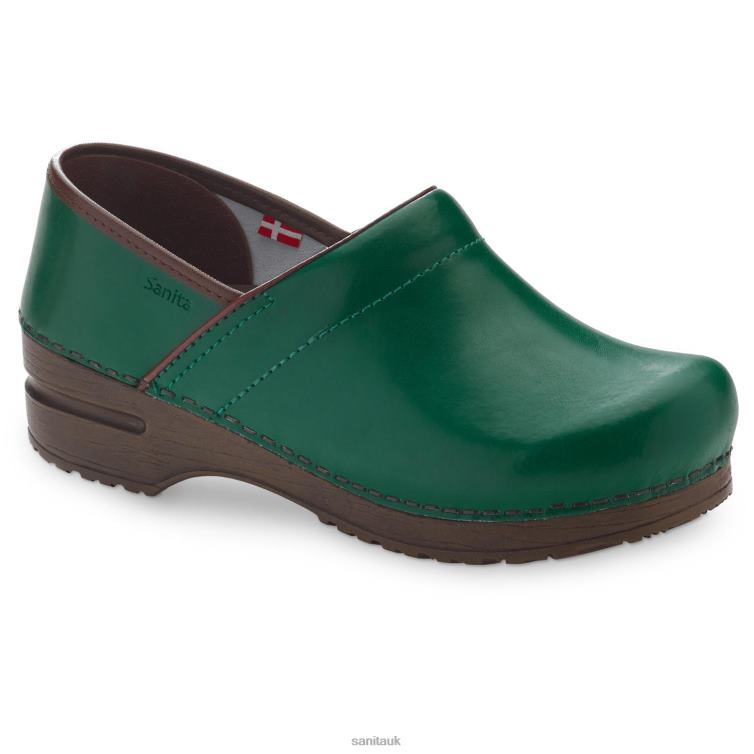 Dark Green Women Sanita Shoes XL0DN110 Pro. PU