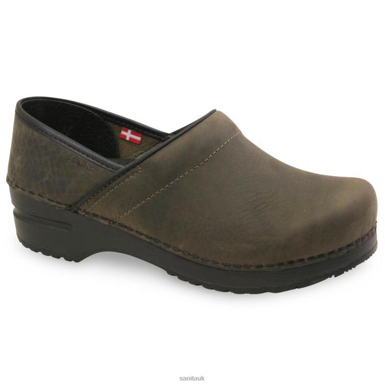 Olive Women Sanita Shoes XL0DN100 Pro. Oiled Leather