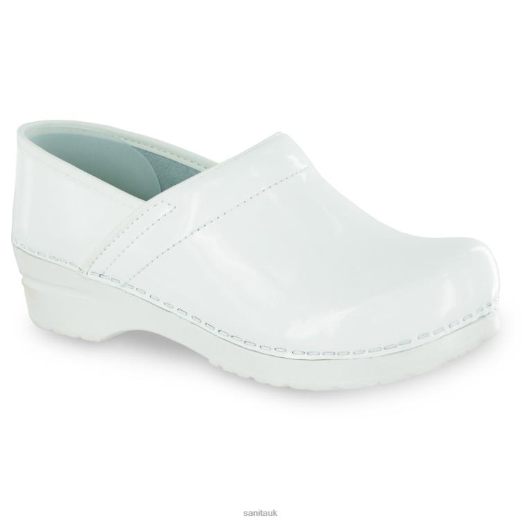 White Women Sanita Shoes XL0DN107 Pro. Patent