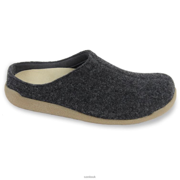 Charcoal Women Sanita Shoes XL0DN161 Lodge Slide